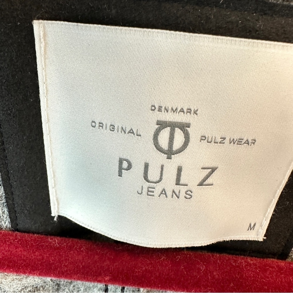 NWT PULZ Denmark Wool Blend Double Breasted Cardigan Lady Jacket M - Picture 5 of 10